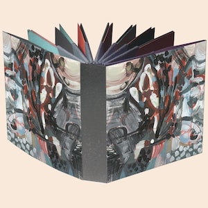Hoe maak je Hedi Kyle's Blizzard Book (Folded Origami Fan Book) e-book tutorial, met afdrukbare Designer Cover - Viering, Kerstcadeau