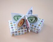 Valentine Card for Her, Make a Teeny Tiny Love Blizzard BOOK in Masu Box, PDF, Instant Download, Tutorial, DIY Valentine Gift, Valentine Box