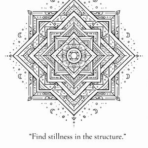Modern Spiritual Mandalas Adult Coloring Book for Relaxation, Mindfulness & Inner Peace image 4