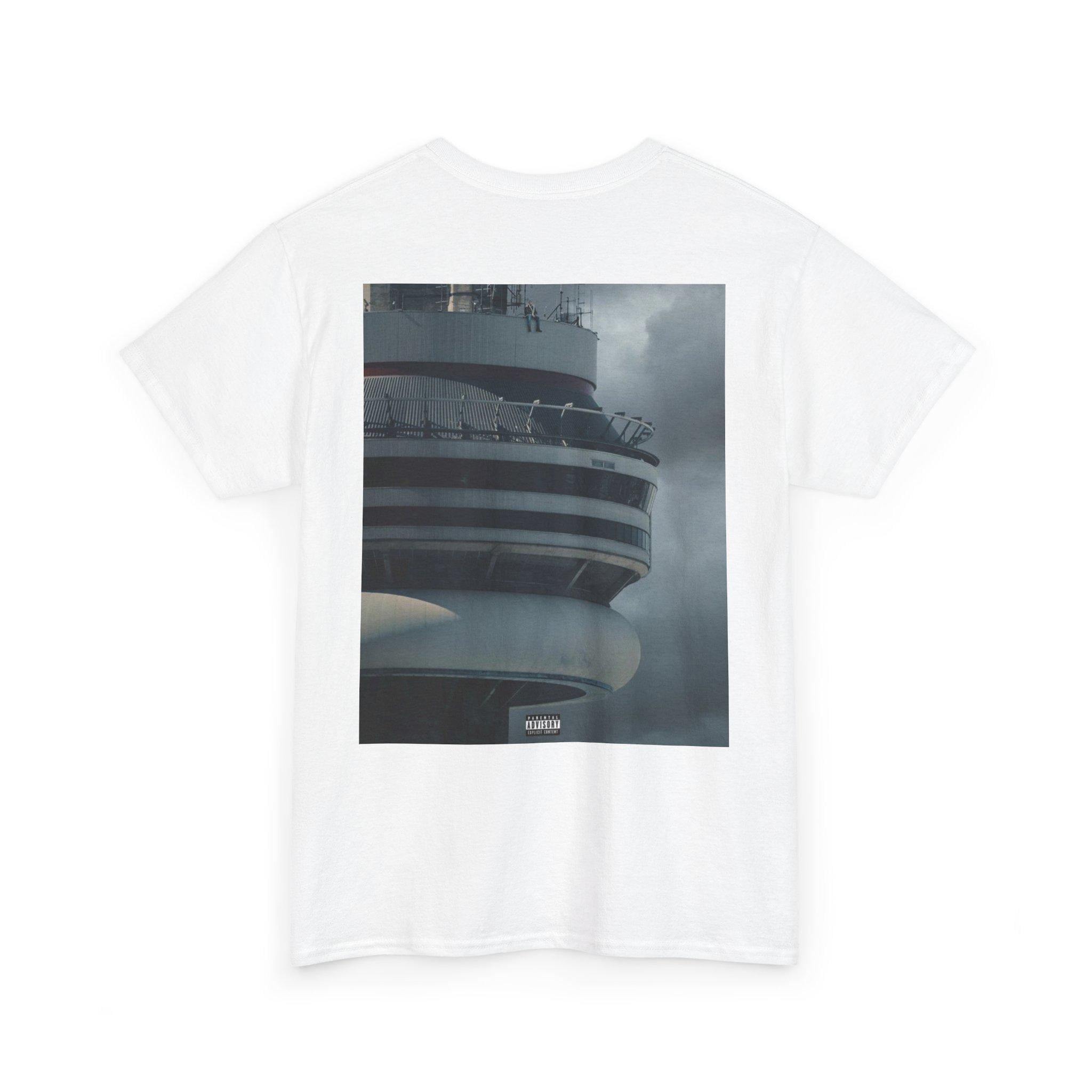 Drake Views T-Shirt Iconic CN Tower Album Cover Graphic Unisex Hip Hop Streetwear Tee