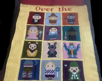 Over the Rainbow / c2c Crochet Graphgan / Afghan / Blanket - Inspired by The Wizard of Oz