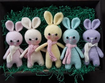 Crochet Easter Bunny: Handmade Amigurumi Stuffed Animal