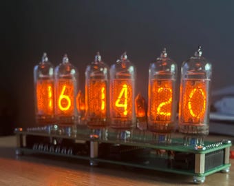 IN-14 ニキシー管時計キット DIY。チューブは不要です。 - Etsy 日本