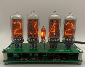 IN-14 ニキシー管時計キット DIY。チューブは不要です。 - Etsy 日本