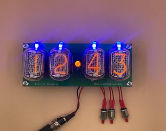 IN-14 ニキシー管時計キット DIY。チューブは不要です。 - Etsy 日本