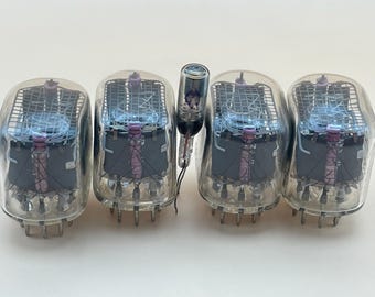 IN-12B 4pcs and INS-1 nixie tubes tested. For nixie tube clock kit