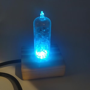 Desk decoration lamp with vacuum tube
