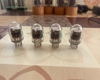 NOS IN-2 Miniature Nixie tube Set Of 4Pcs For DIY Nixie Clock