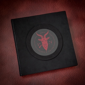Álbum de fotos gótico negro
