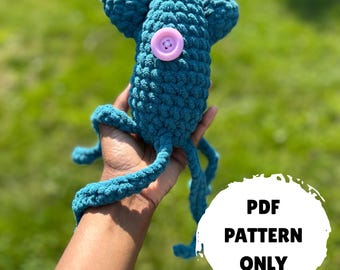 Coraline Squid Plushie Pattern