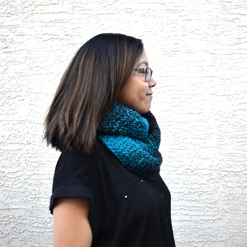 Costume National Gray Logo Knit Neck Wrap Shawl Scarf