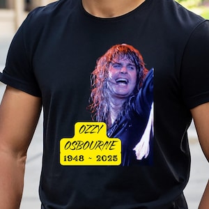 Ozzy Osbourne Tribute T-Shirt, Classic Rock Shirt, Music Legend Apparel, Gift for Music Lovers, 70s Rock T-Shirt