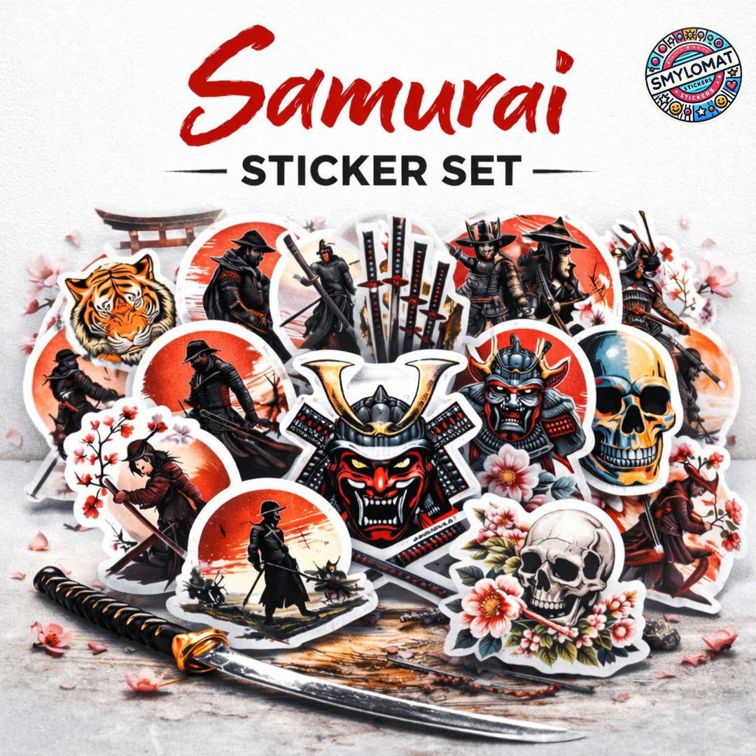 Vinyl Sticker Set – Cute Waterproof Stickers for Laptop, Water Bottle ...