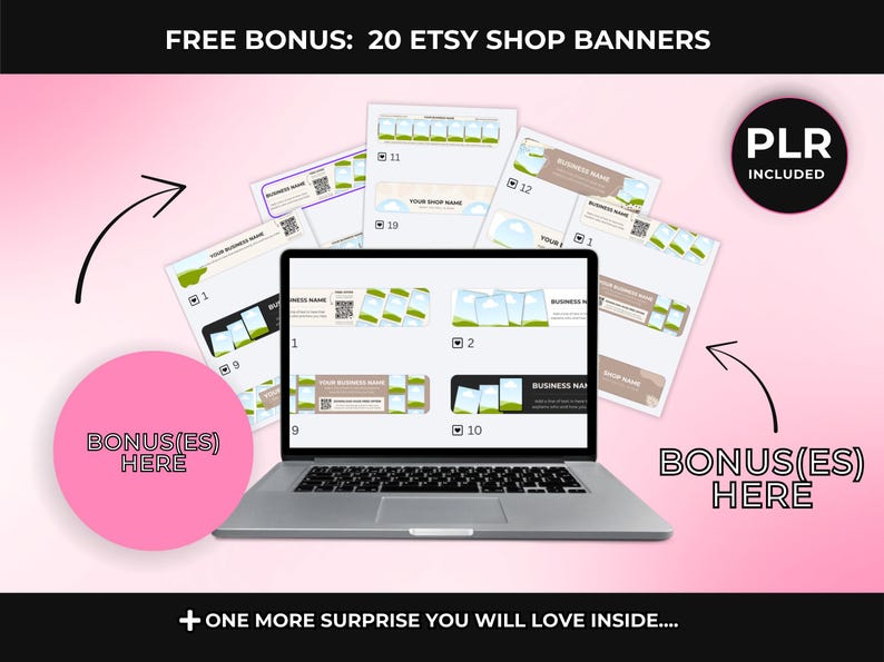 2000+ Etsy Listing Mockup Bundle Canva Editable Templates, Mega Mockup Library for Digital Products with PLR Private Label Rights, DFY image 12