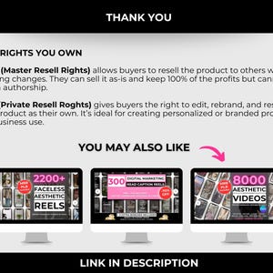 Mindset Reels for Women
PLR Hustle Mindset Reels
Viral Reels for Instagram
Editable Hustle Mindset Reels
Instagram Reels Bundle
Luxury Motivation Reels
Viral Motivational Reels
Faceless Instagram Reels
Aesthetic Reels for Instagram
Digital Marketing Reels
Master Resell Rights Bundle
Boss Babe Instagram Reels
Instagram Viral Post Pack