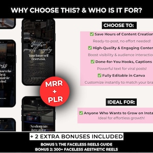 Mindset Reels for Women
PLR Hustle Mindset Reels
Viral Reels for Instagram
Editable Hustle Mindset Reels
Instagram Reels Bundle
Luxury Motivation Reels
Viral Motivational Reels
Faceless Instagram Reels
Aesthetic Reels for Instagram
Digital Marketing Reels
Master Resell Rights Bundle
Boss Babe Instagram Reels
Instagram Viral Post Pack