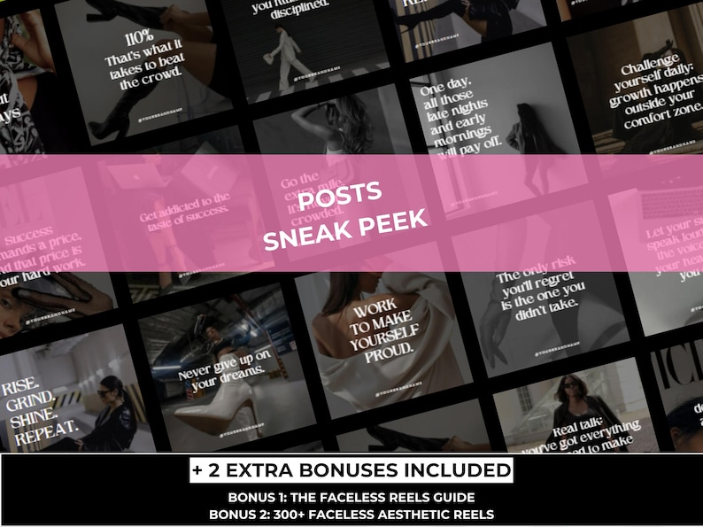 Mindset Reels for Women
PLR Hustle Mindset Reels
Viral Reels for Instagram
Editable Hustle Mindset Reels
Instagram Reels Bundle
Luxury Motivation Reels
Viral Motivational Reels
Faceless Instagram Reels
Aesthetic Reels for Instagram
Digital Marketing Reels
Master Resell Rights Bundle
Boss Babe Instagram Reels
Instagram Viral Post Pack