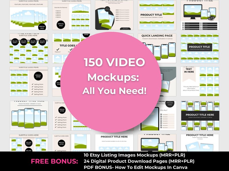 Etsy Video Mockups
Editable Etsy Mockup
Etsy Video Templates
Canva Etsy Mockups
Digital Etsy Mockups
etsy video bundle
private label rights
master resell right
animated mockup
Canva Video Mockup
Mega Mockup Bundle
Etsy Mockup Bundle
Video Mockup
All 13 used