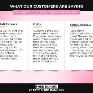 2000+ Etsy Listing Mockup Bundle Canva Editable Templates, Mega Mockup Library for Digital Products with PLR Private Label Rights, DFY image 16