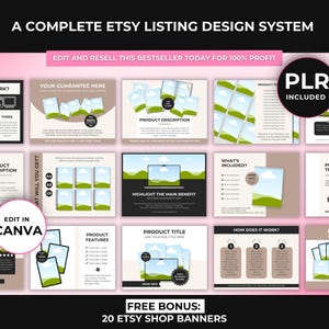 2000+ Etsy Listing Mockup Bundle Canva Editable Templates, Mega Mockup Library for Digital Products with PLR Private Label Rights, DFY image 4