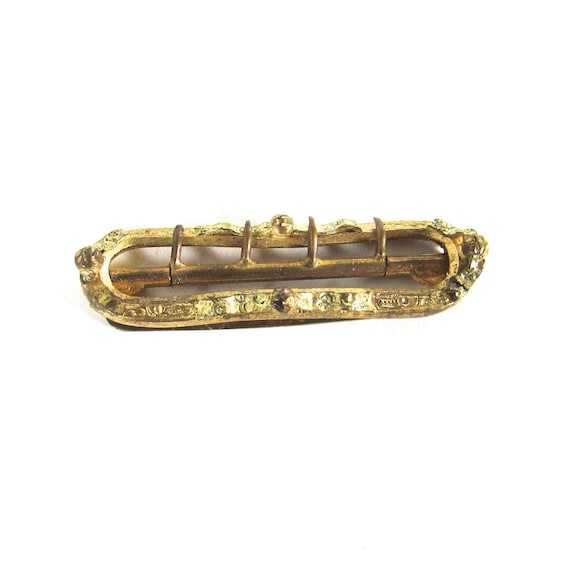 Victorian Gilt Pinchbeck Buckle Antique Vintage Supply