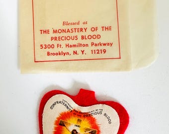 Escapulario del Sagrado Corazón El Corazón de la Preciosa Sangre Brooklyn