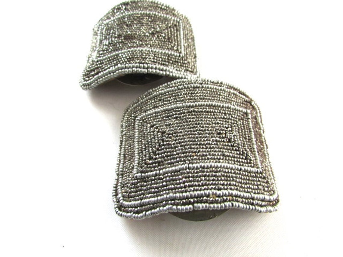 Cut Steel Bead Shoe Clips Buckles French Finding Appliques Etsy