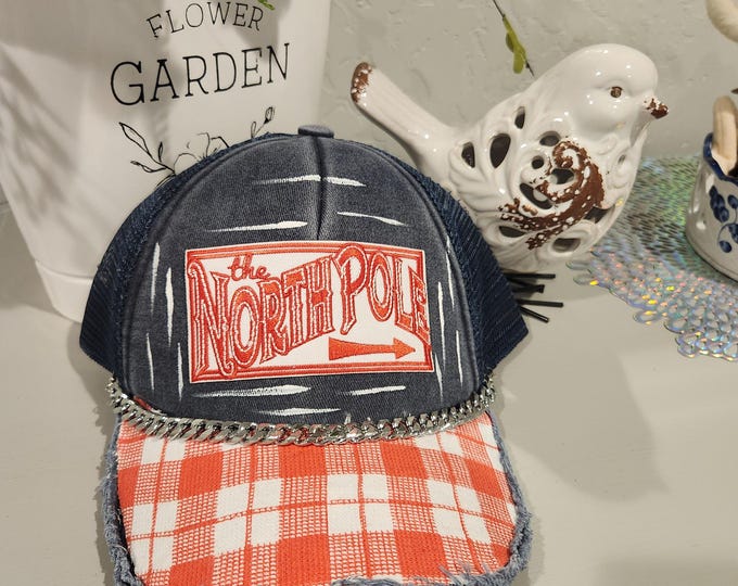 Christmas - Hand Crafted - Holiday  Themed  - Baseball / Trucker Hat