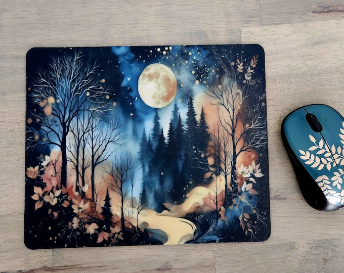 Moonlit Sky Mouse Pad - Free Shipping