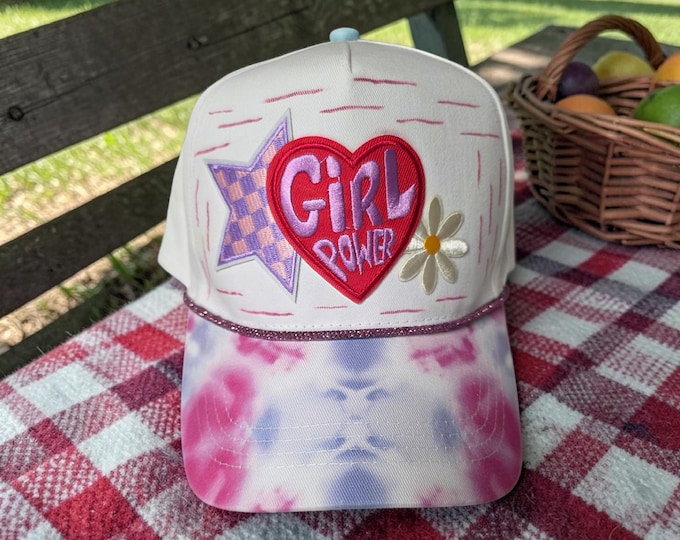 Fun - embellished - handcrafted- tye dyed - Beach - Cruise themed - Outdoor party - baseball cap