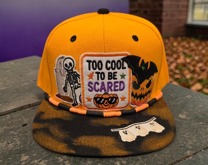 Fun - embellished - Halloween- trucker Hat