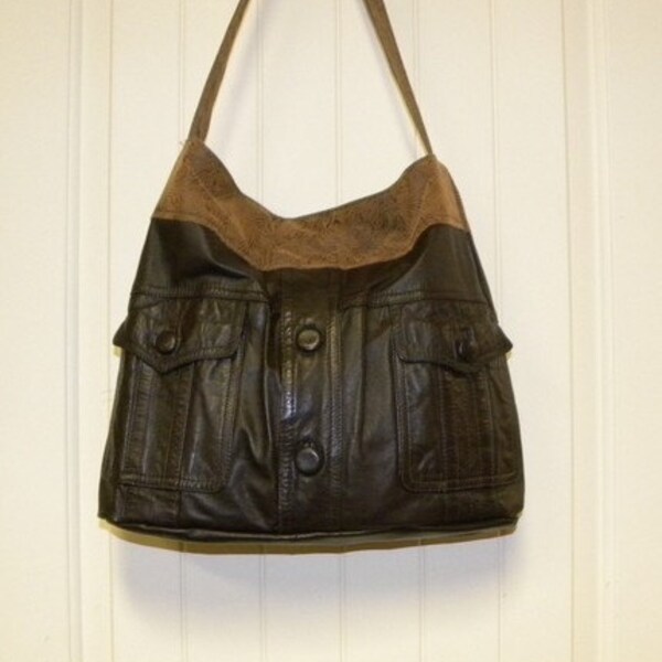Recycle YOUR OWN Leather Jacket into a Beautiful Handbag - Purse - Tote - Hobo