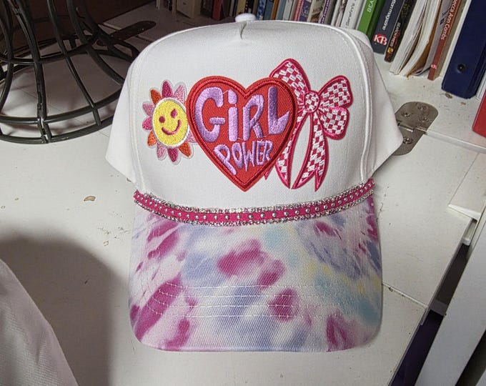 Fun - embellished - handcrafted- tye dyed - Beach - Cruise themed - Outdoor party - baseball cap