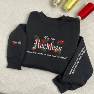 Reckless Lauren Roberts Shirt, Powerless Series Sweater, Kai & Paedyn Embroidered Hoodie, Bookish Merch, Fantasy Reader Gift