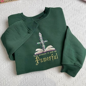 Powerless Lauren Roberts Shirt – Embroidered Bookish Sweatshirt – Perfect Gift for Readers & Fans