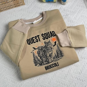 Onyx Storm Quest Squad Embroidered Sweatshirt, Fourth Wing Hoodie, Xaden Riorson Crewneck, Dragon Rider Bookish Gift