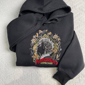 Astarion Approves Hoodie, Baldur&#39;s Gate 3 Sweatshirt, Astarion Tattoo Shirt, BG3 Gamer Gift, Cozy Fantasy RPG Apparel for Fans