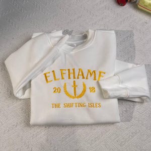 Grausames Prinz Sweatshirt, Elfham Hoodie, Folk of the Air Bestickter Pullover, Cardan & Jude Geschenk, Fantasy Bookish Kleidung
