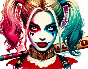 Png,harley Quinn , Harley Quin Designer Png,cartoon PNG, Cartoon,design