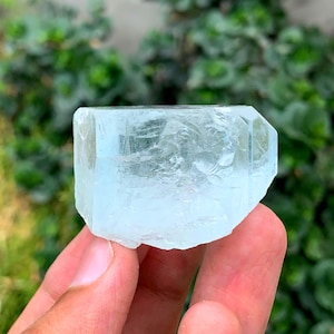 Natural Terminated Blue Aquamarine Crystal From Pakistan - 57 Gram
