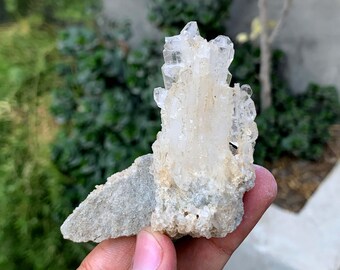 Natural Faden Quartz on Matrix From Pakistan - 101 Gram