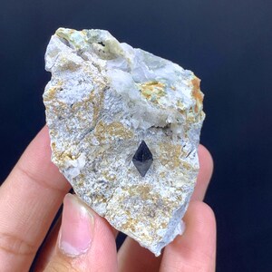 Rare Anatase Crystals on Matrix From  Pakistan - 66 Gram