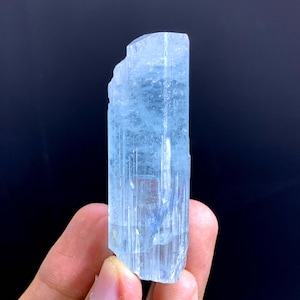 Natural Terminated Blue Aquamarine Crystal From Pakistan - 39 Gram