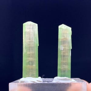Natural Terminated Pairs Of Watermelon Tourmaline Crystal  From Afghanistan - 16.75 Carats