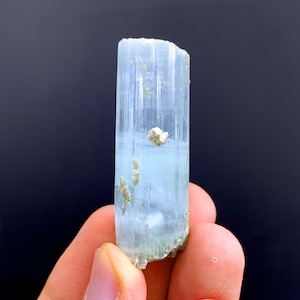 Natural Terminated Blue Aquamarine Crystal From Pakistan - 22 Gram