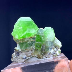 Natural Green Peridot Crystal From Pakistan - 23 Gram