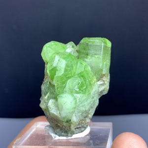 Olivine Green Peridot Crystal From Pakistan - 27 Gram