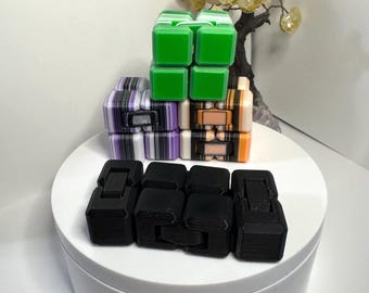 Infinity Cube Fidget Toy – Stress Relief Sensory Desk Toy – ADHD & Anxiety Fidget – Office Desk Toy Gift for Kids And Adults