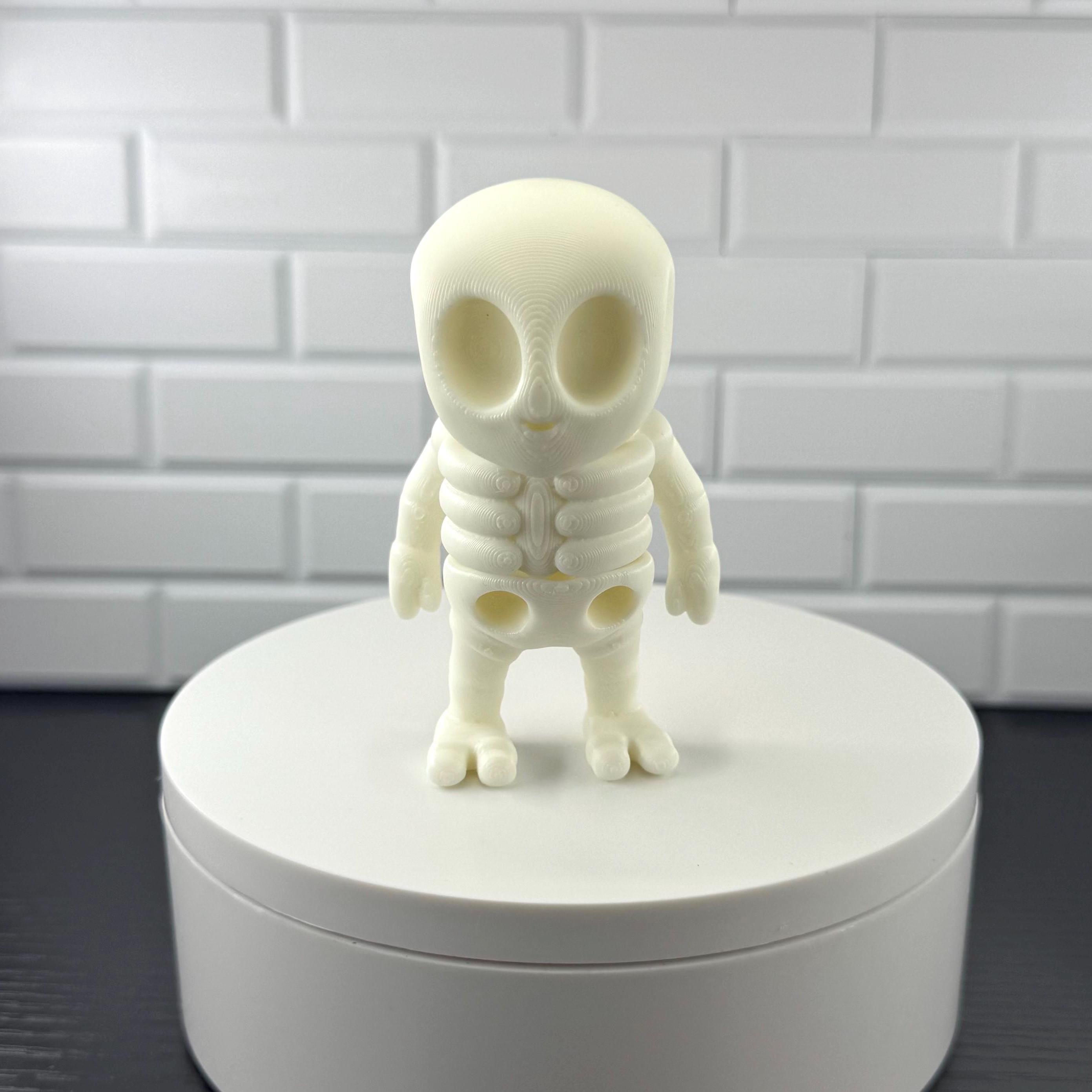 Large Skeleton Alien Fidget Toy – Articulated Extraterrestrial Creature ...