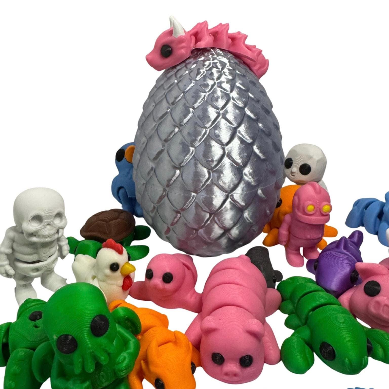 Mystery Mini Animal Fidget Pack – Articulated Animals – Includes ...